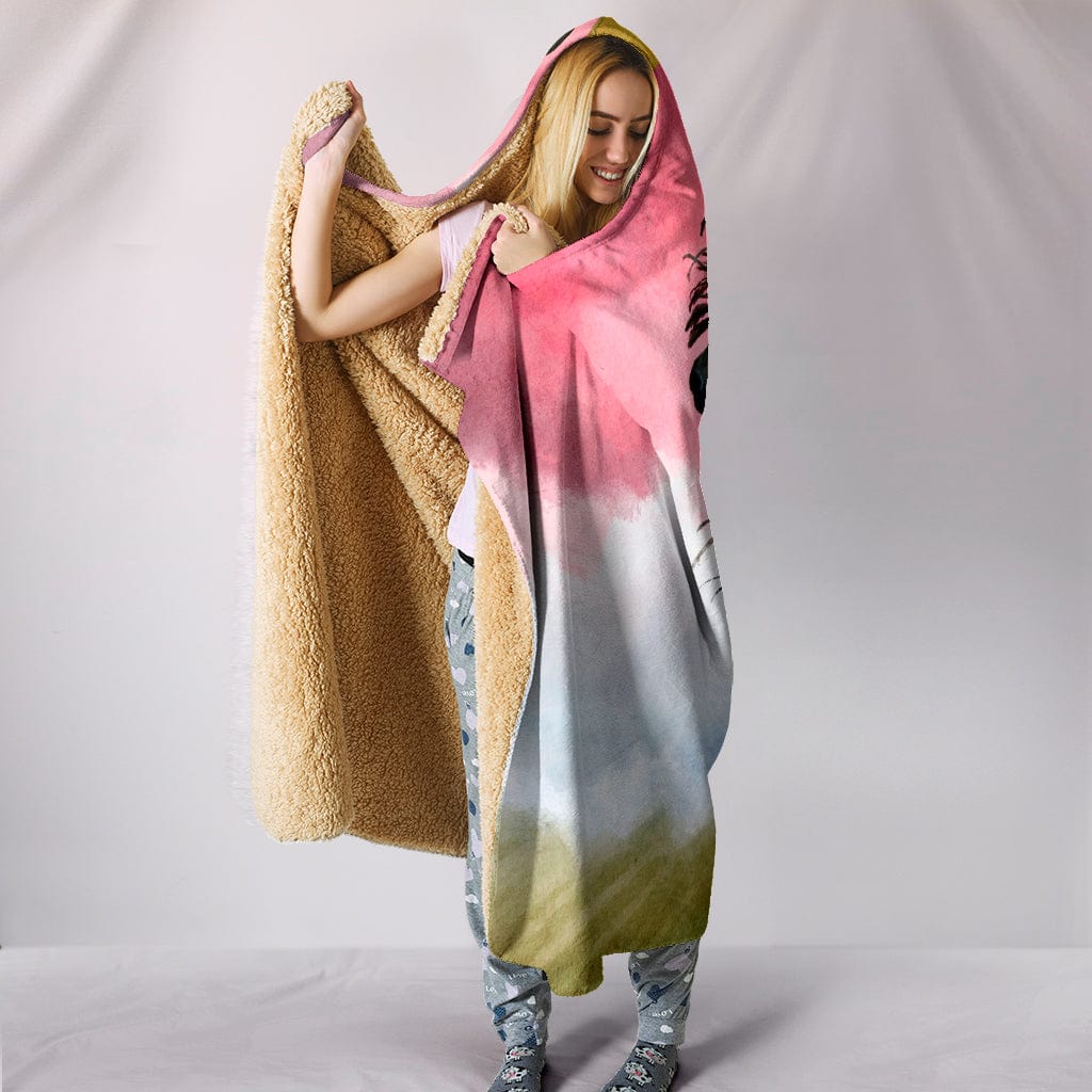 Painted Horse Hooded Blanket