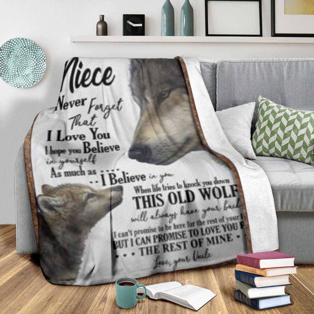 My Beautiful Niece Fleece Blanket
