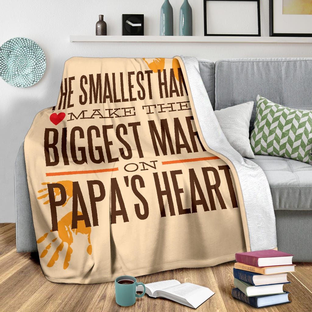 The Smallest Hands Premium Fleece Blanket