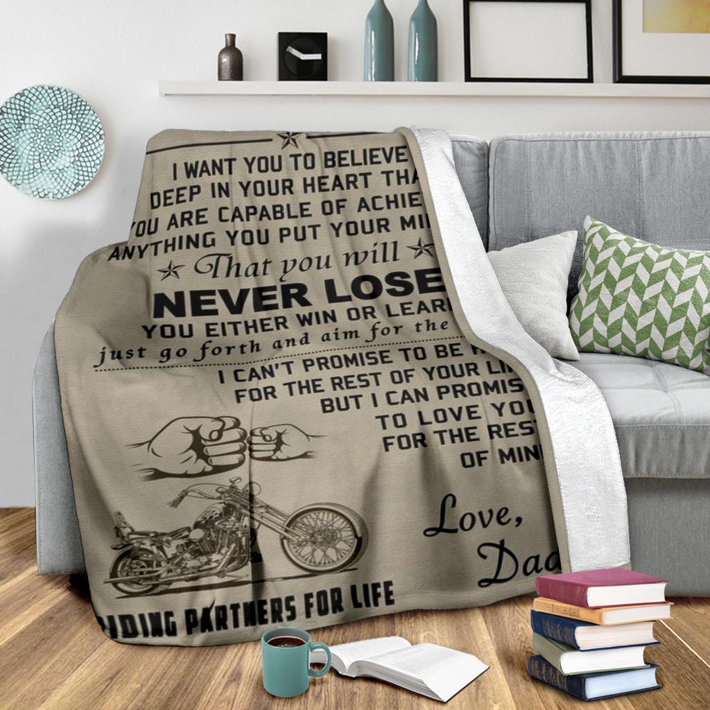 My Son Premium Fleece Blanket