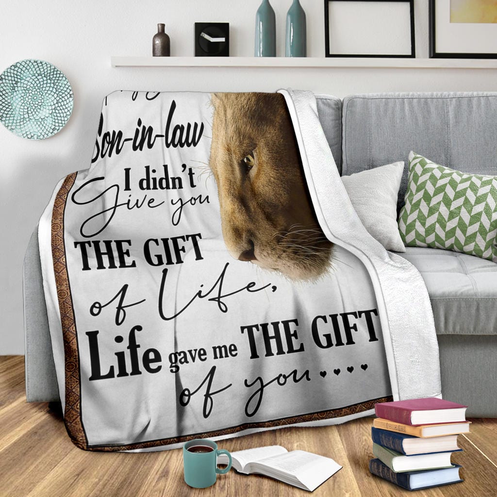To My Dear Son In Law Premium Fleece Blanket