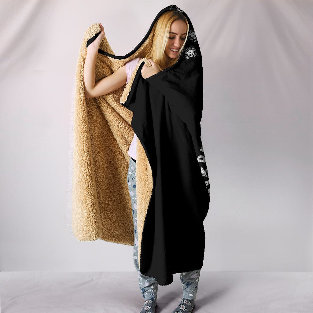 Bearded Awesome Dad Custom Hoodie Blanket