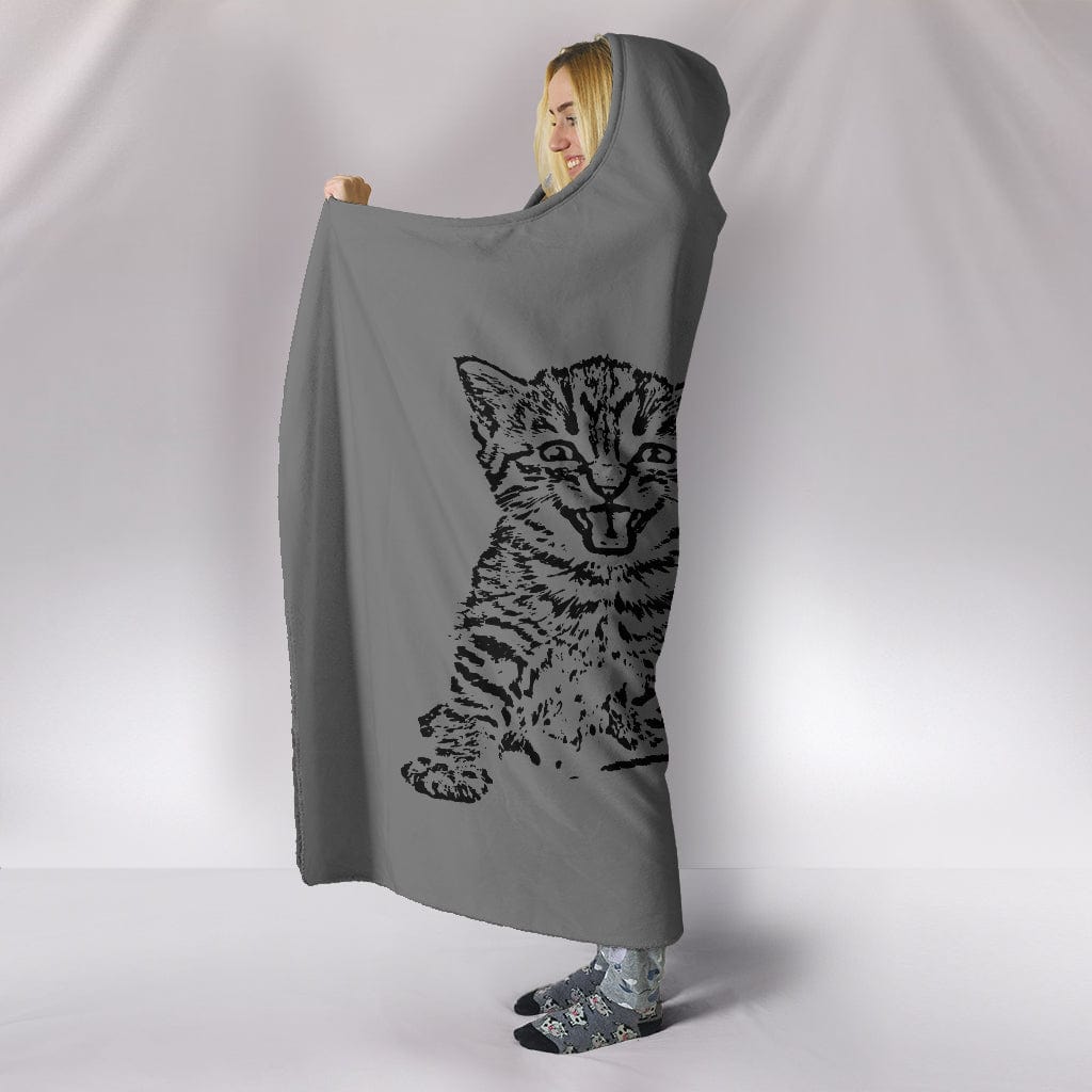 Meow's It Going Hooded Blanket