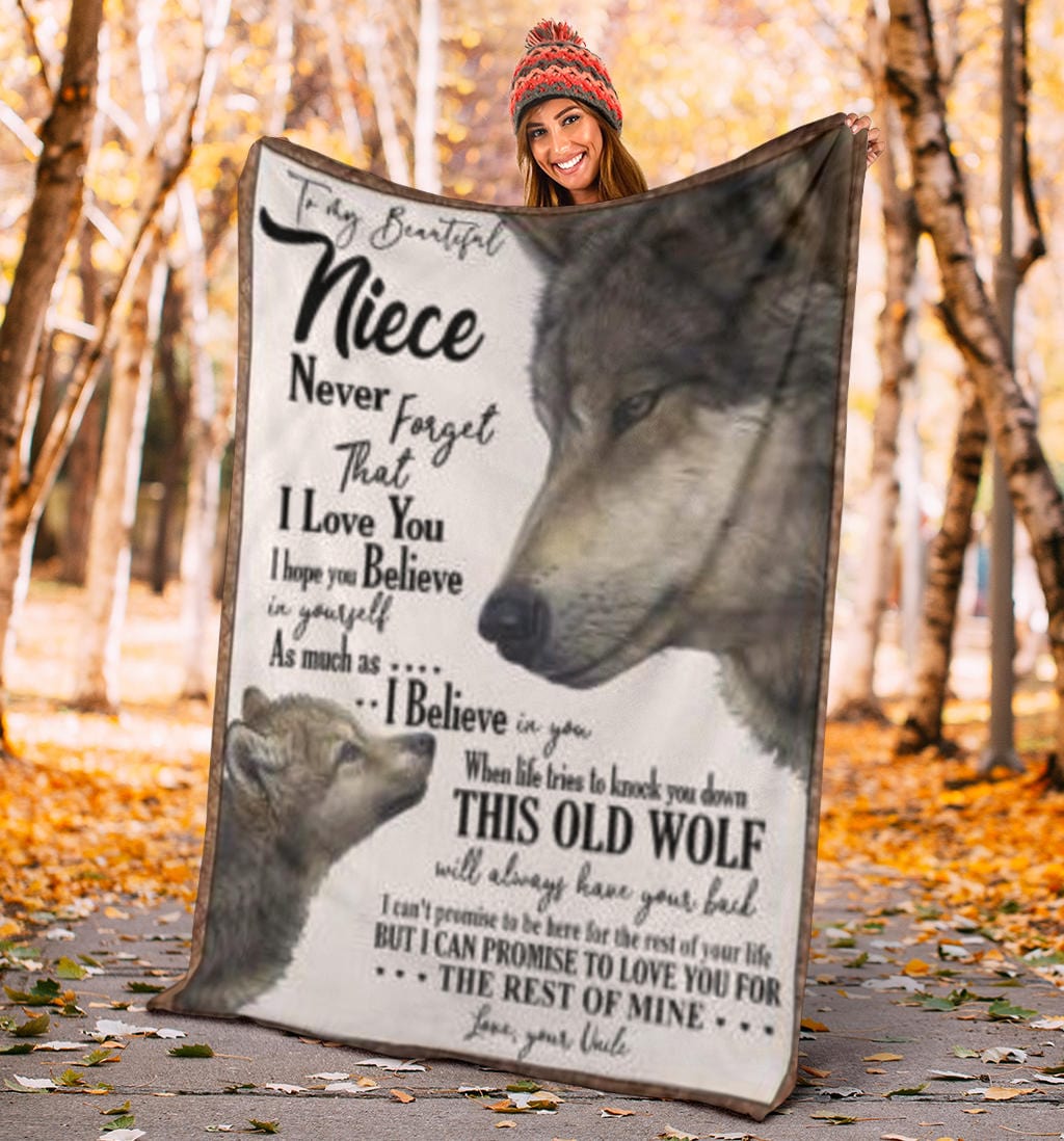 My Beautiful Niece Fleece Blanket