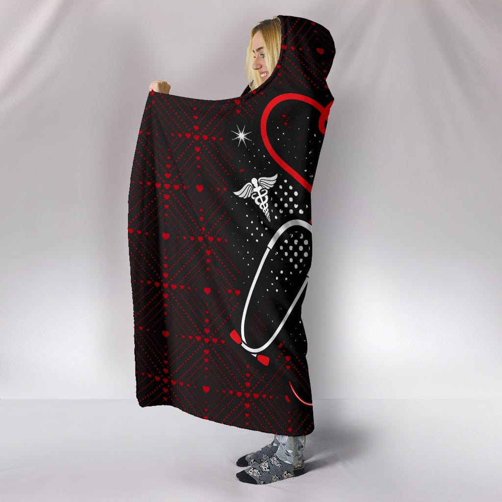 Born For Nursing Hooded Blanket