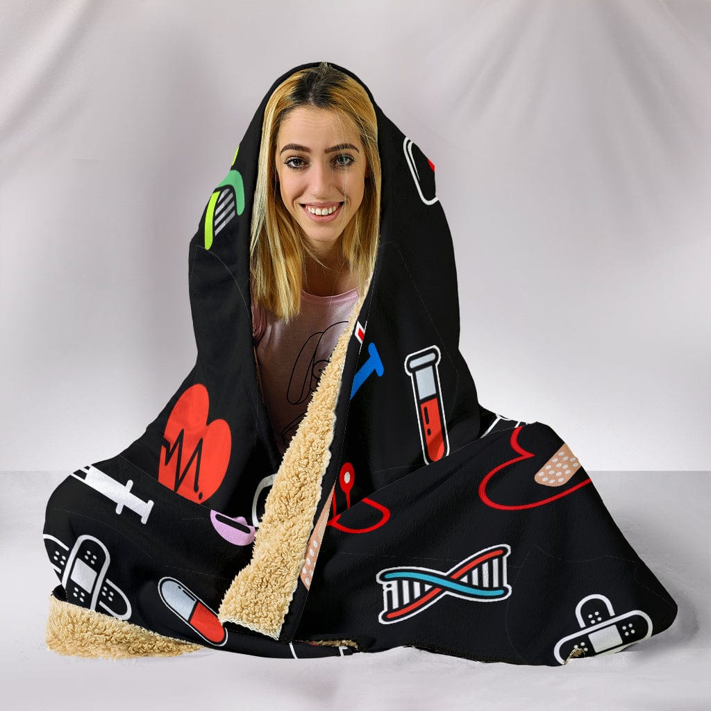 Nurse Hooded Blanket