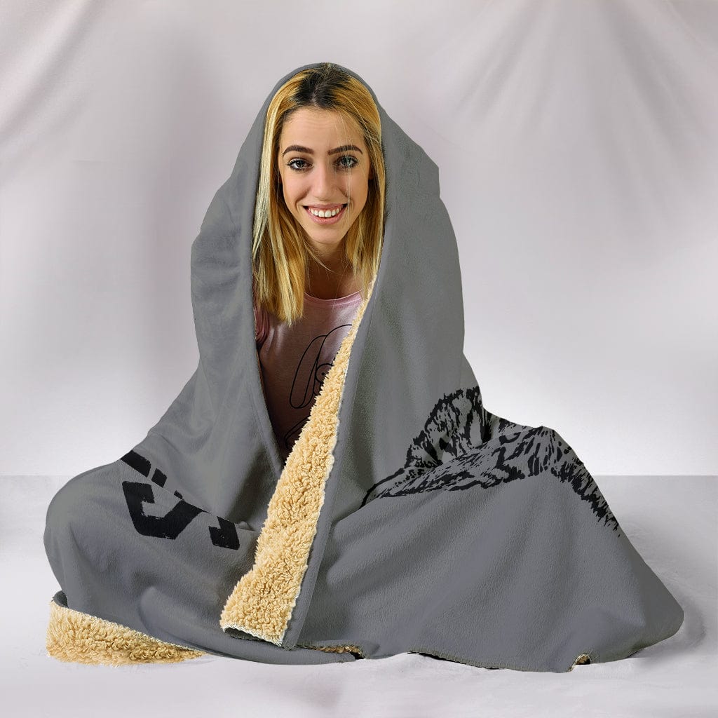 Meow's It Going Hooded Blanket
