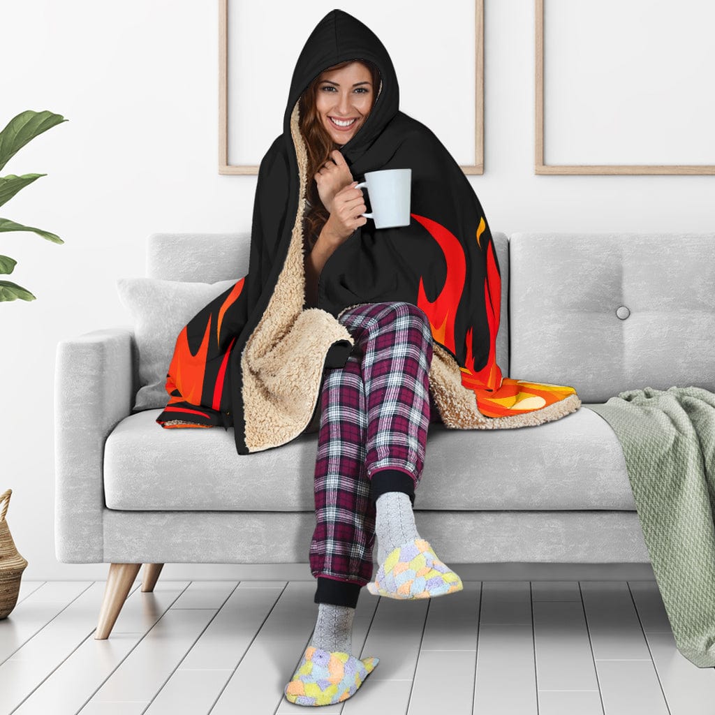 Ultimate Flame Bandana Hooded Blanket