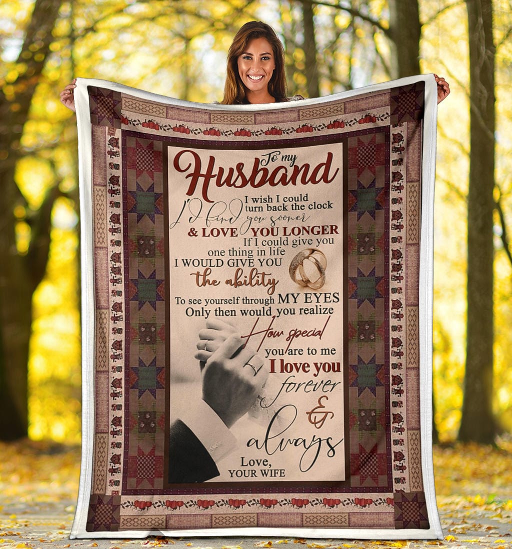 My Husband Premium Fleece Blanket