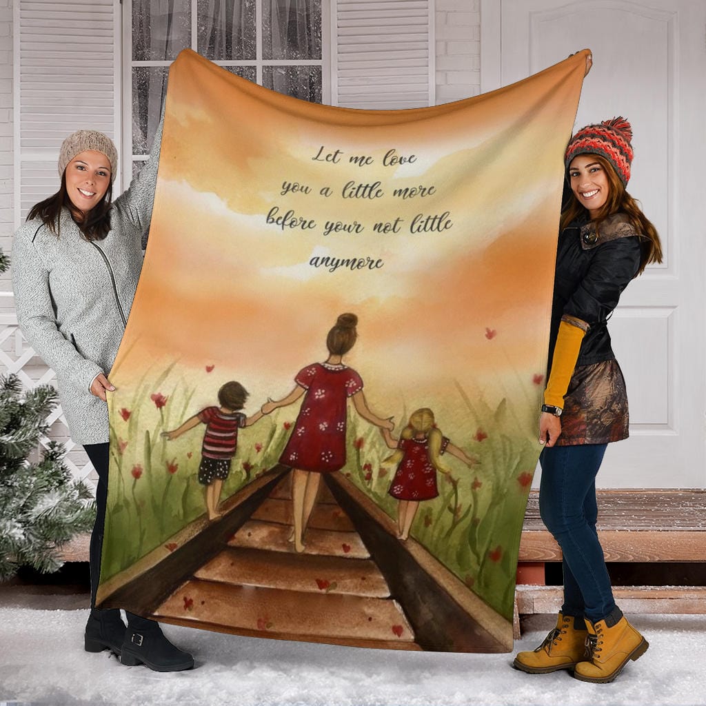 Let Me Love You Premium Fleece Blanket