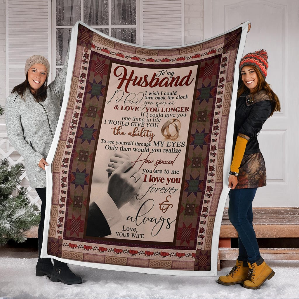 My Husband Premium Fleece Blanket