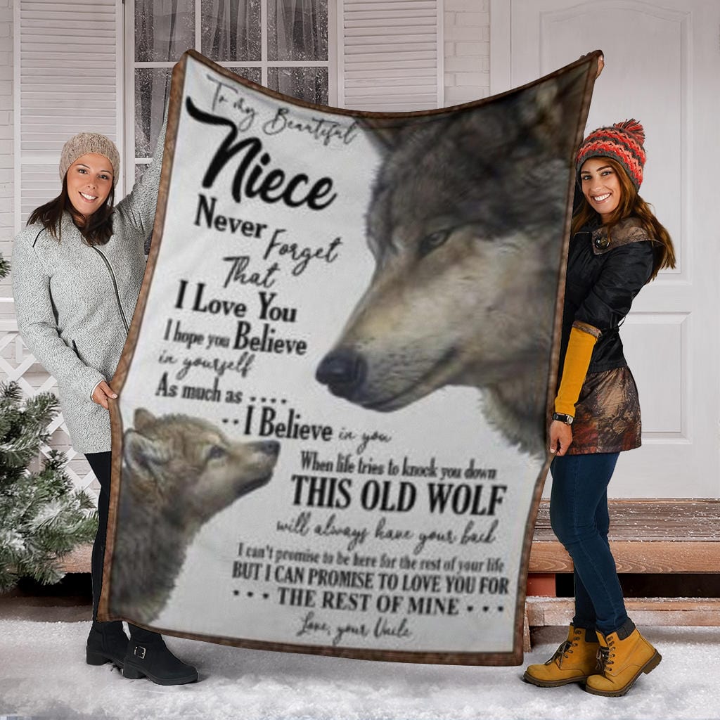 My Beautiful Niece Fleece Blanket