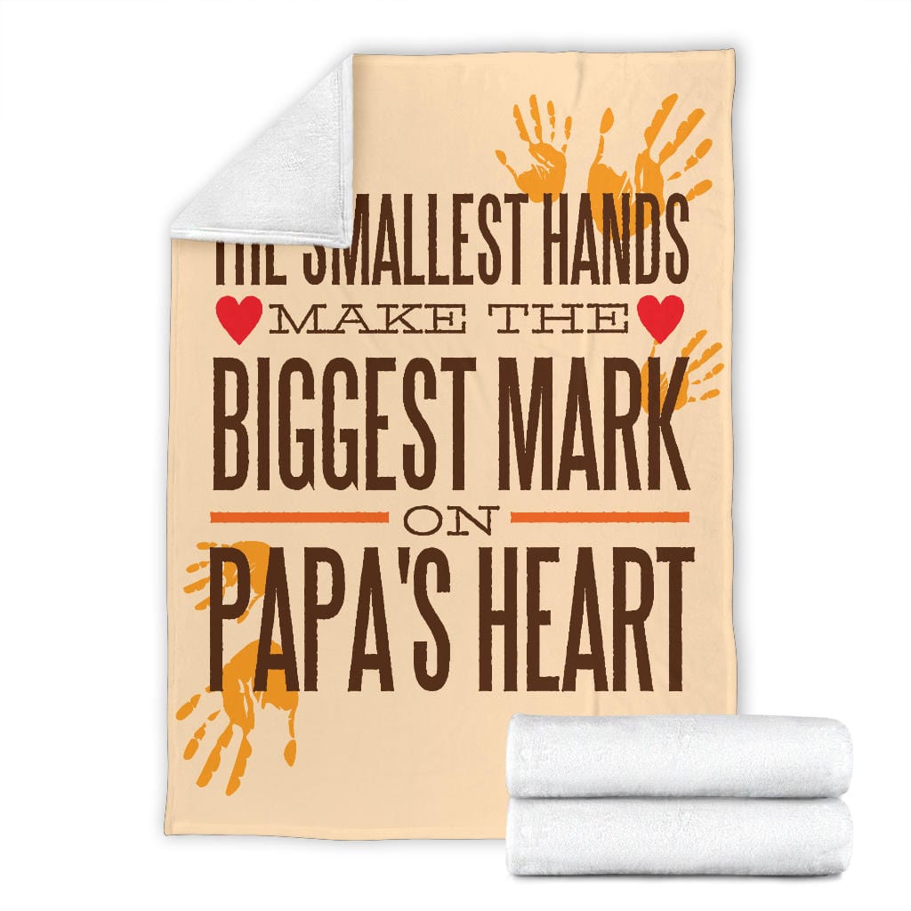 The Smallest Hands Premium Fleece Blanket