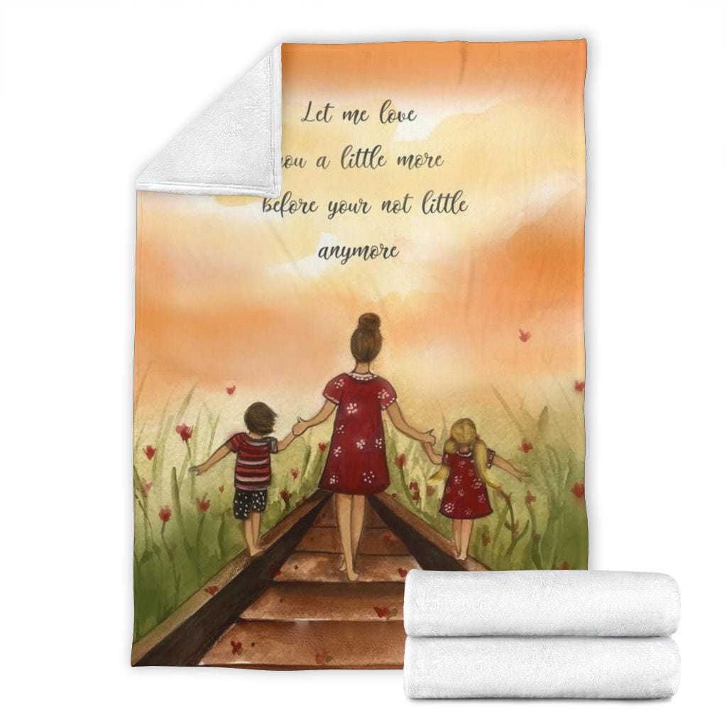 Let Me Love You Premium Fleece Blanket
