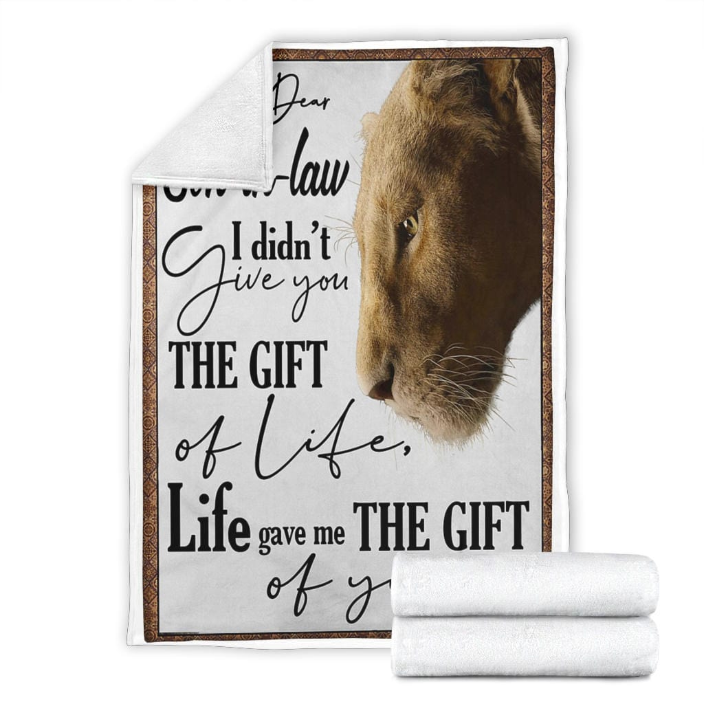 To My Dear Son In Law Premium Fleece Blanket