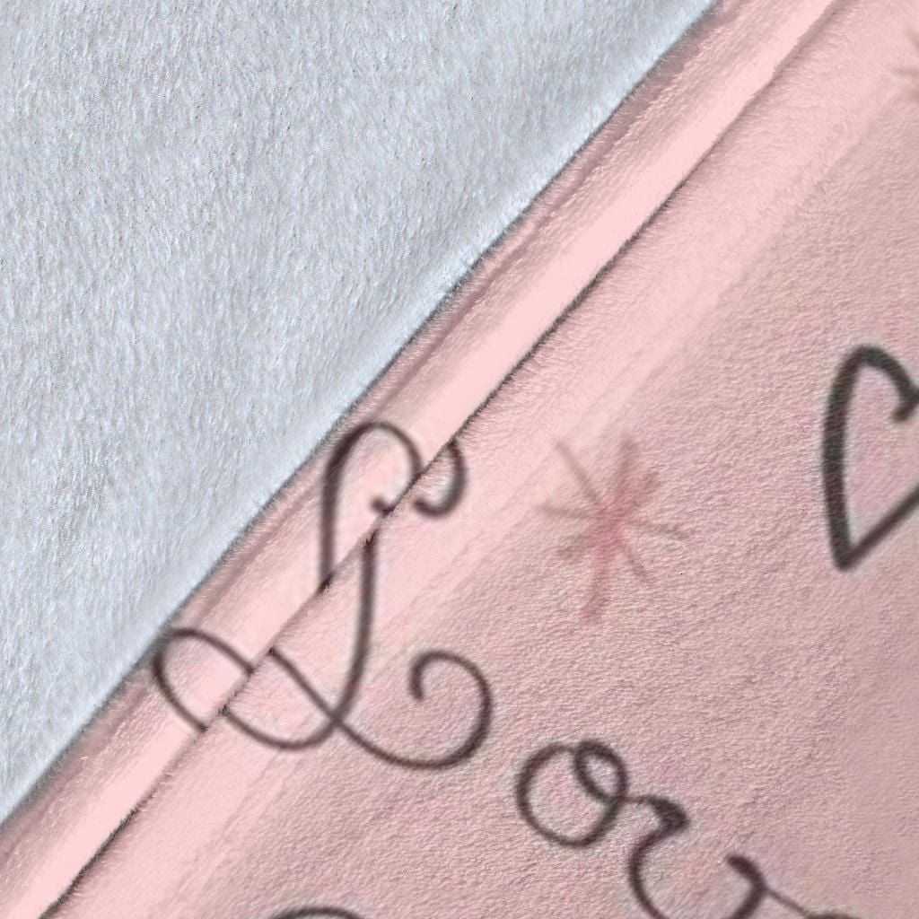Pink Love Premium Fleece Blanket