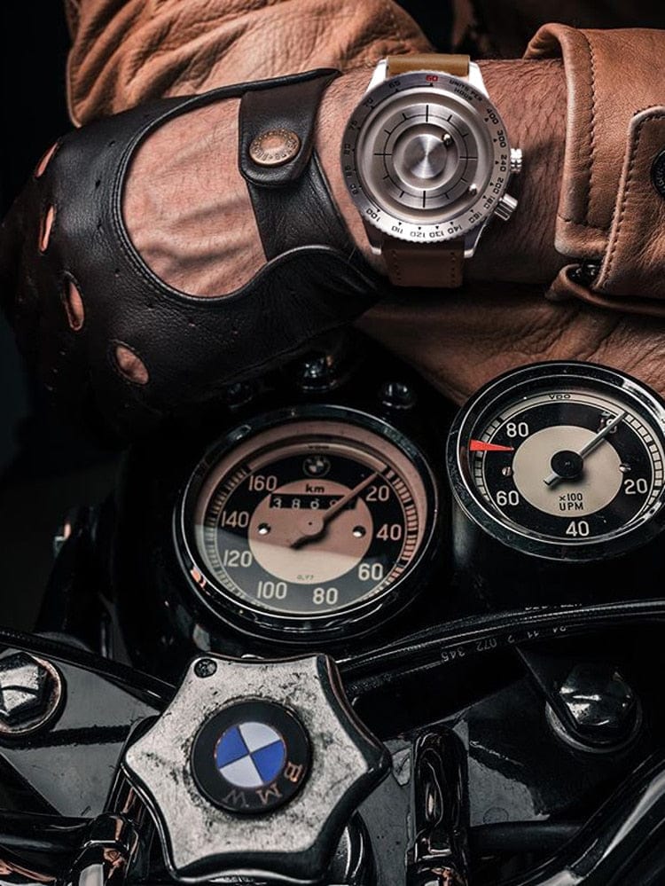 Unique Men's Steel Magnetic ball Watch