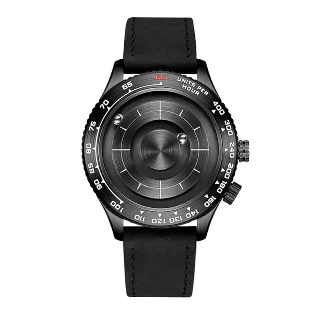 Unique Men's Steel Magnetic ball Watch