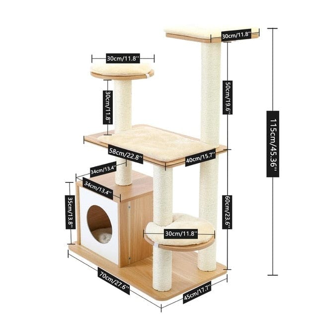 Cat Tree Tower Condo