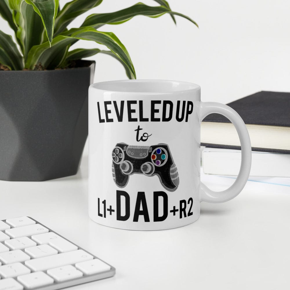 "Leveled Up To Dad" Mug