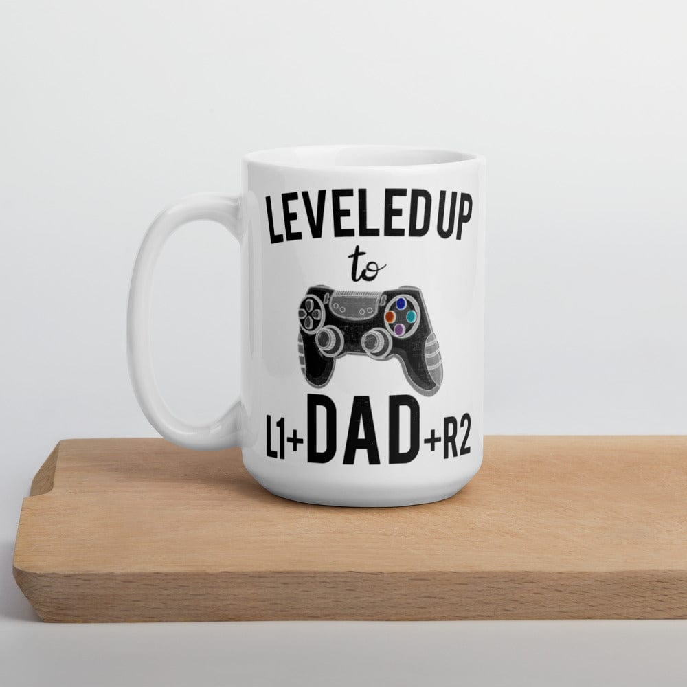 "Leveled Up To Dad" Mug