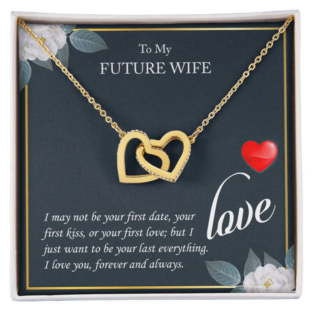 My Future Wife - Love Always - Interlocking Hearts - Love Necklace