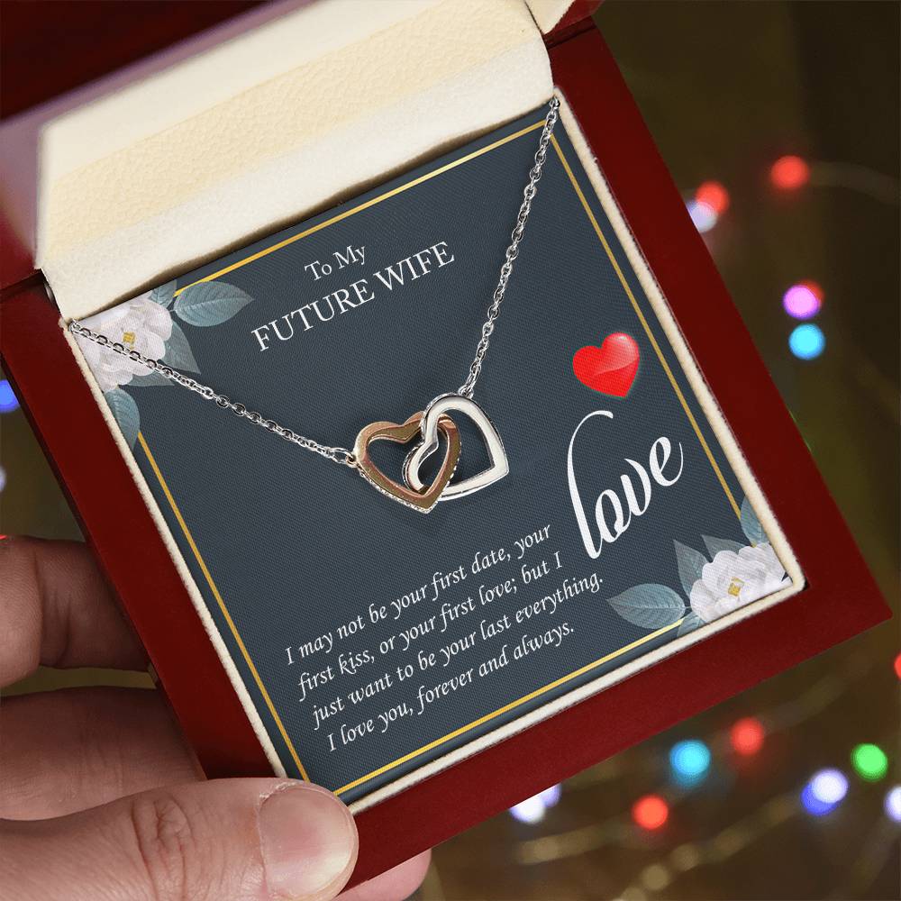 My Future Wife - Love Always - Interlocking Hearts - Love Necklace