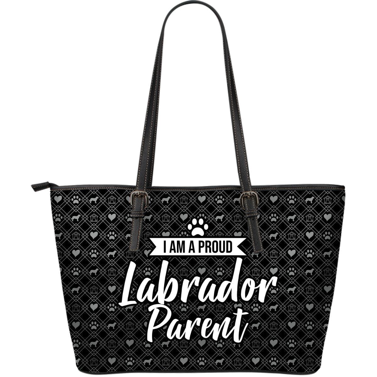 Leather Labrador Parent Tote