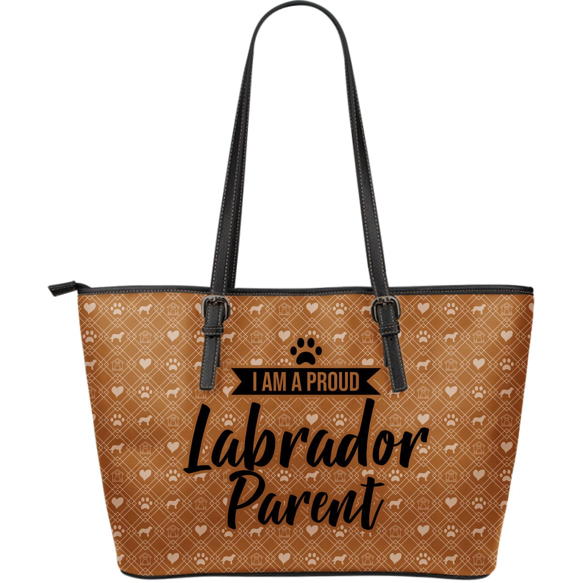Leather Labrador Parent Tote