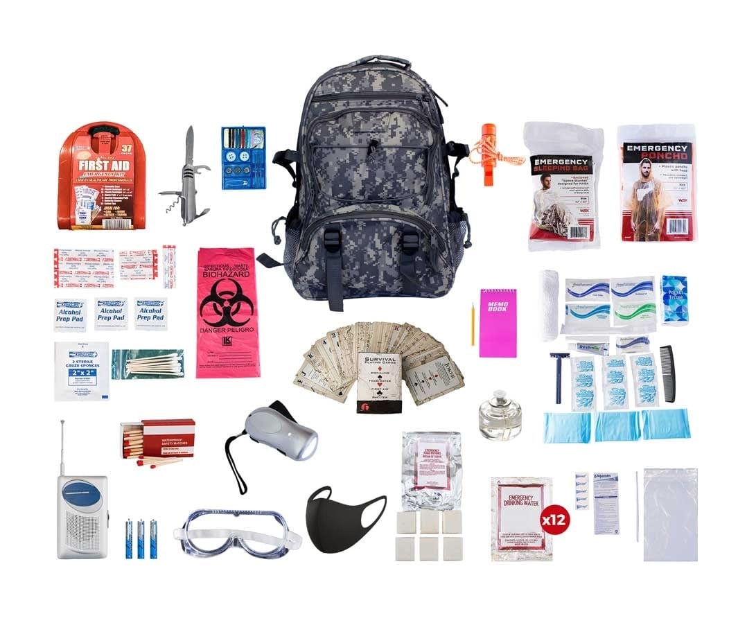 1 Person Deluxe Survival Kit (72+ Hours)