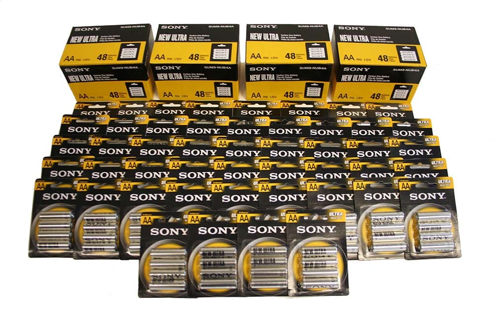 Case Of 192 Aa Batteries