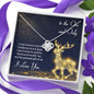 One And Only - Love Knot Necklace - Lighted Mahogany Style Box Option