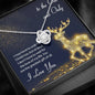 One And Only - Love Knot Necklace - Lighted Mahogany Style Box Option