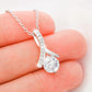 Valentine - Alluring Beauty Necklace - Lighted Mahogany Style Box Option