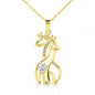 Happy New Year - Graceful Love Giraffe Necklace