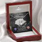Valentine - Alluring Beauty Necklace - Lighted Mahogany Style Box Option