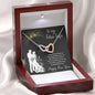 Future Wife - Interlocking Hearts - Lighted Mahogany Style Box Option