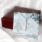 Luke 2:11 - Artisan Crafted Cross - Lighted Mahogany Style Box Option