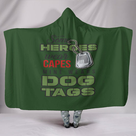 Some Heroes Hooded Blanket