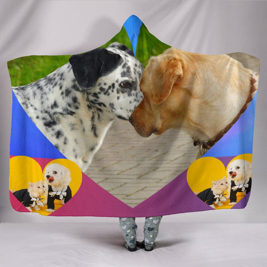 Dog Lovers Hooded Blanket