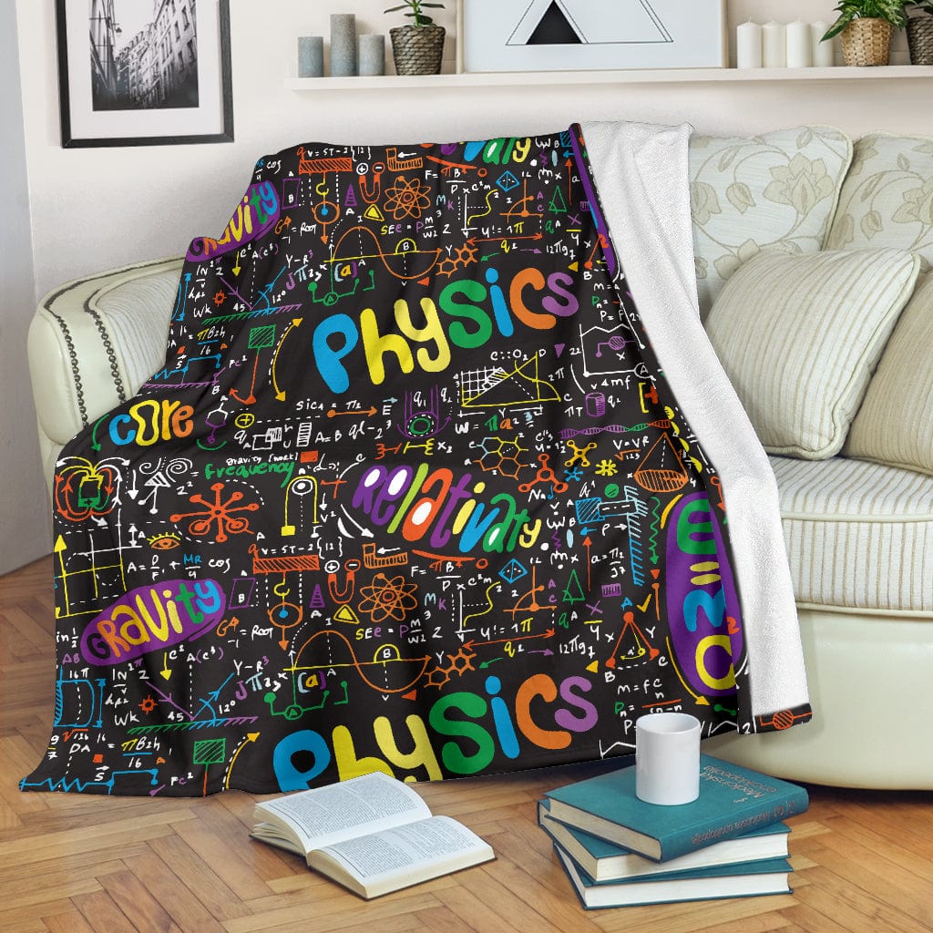 Physics Premium Fleece Blanket