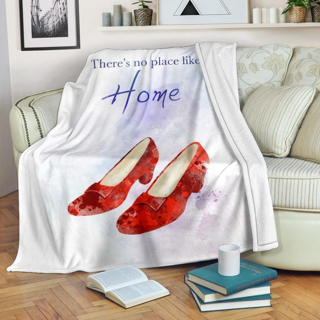 There's No Place Like Home Premium Fleece Blanket