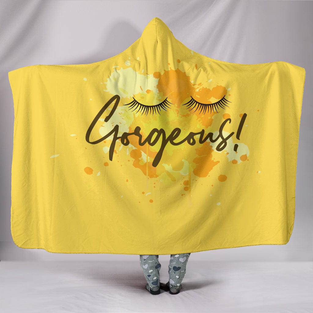 Yellow Gorgeous Hooded Blanket