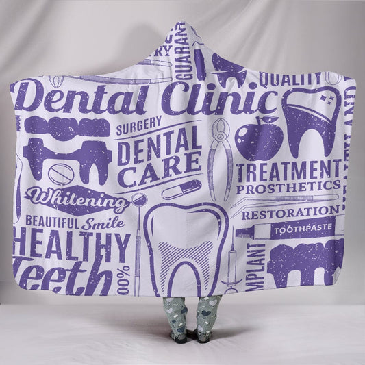 Dental Lovers Hoodie Blanket