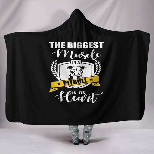 Pitbull Hooded Blanket