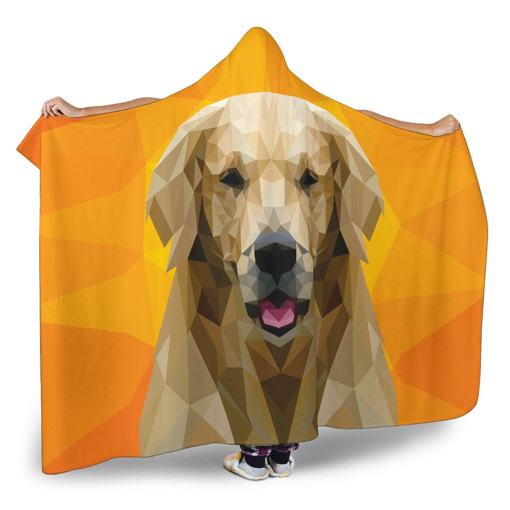 Labrador Retrievers Modern Art Hooded Blanket