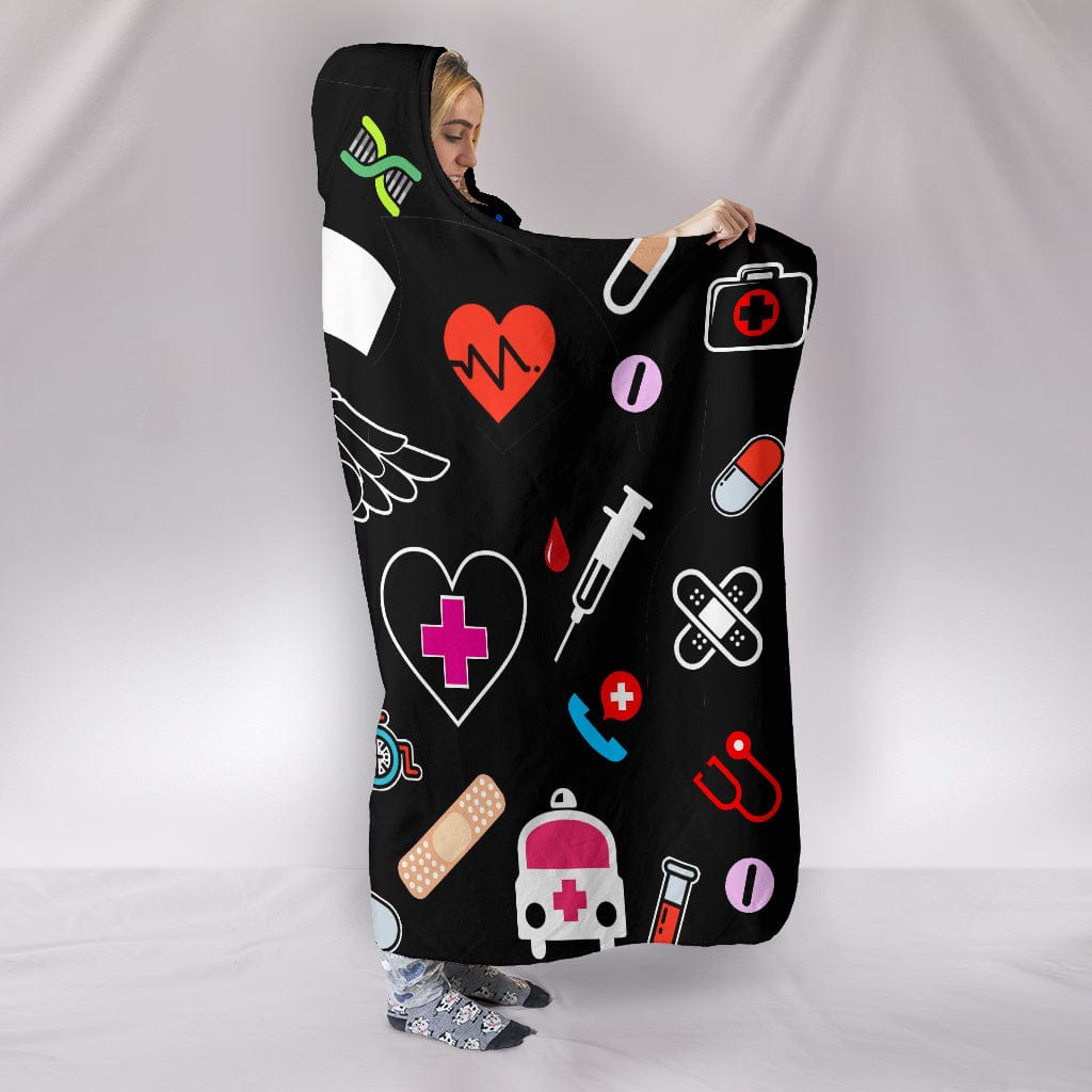 Nurse Hooded Blanket