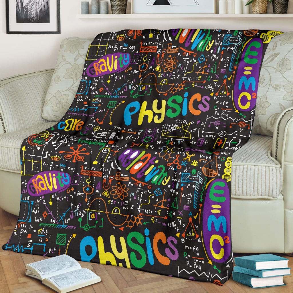 Physics Premium Fleece Blanket