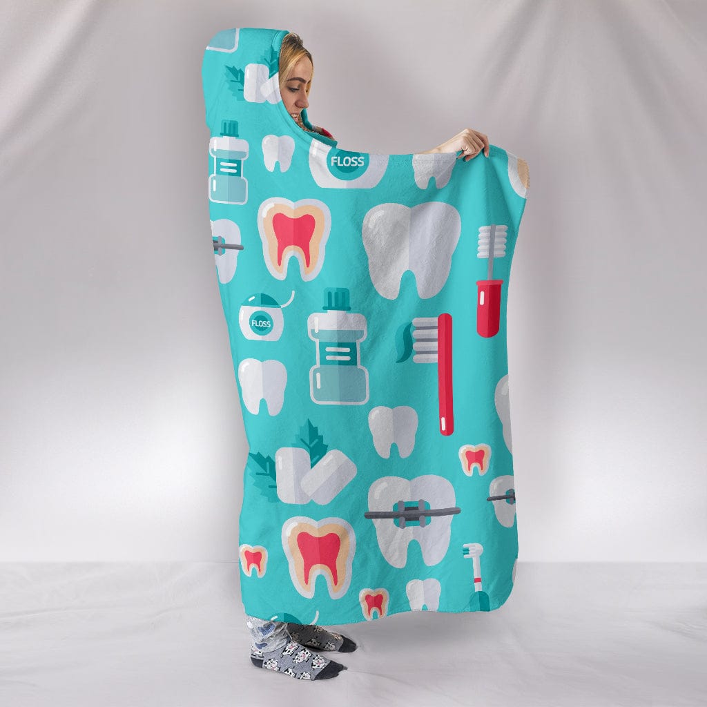 Dental Lovers Hoodie Blanket