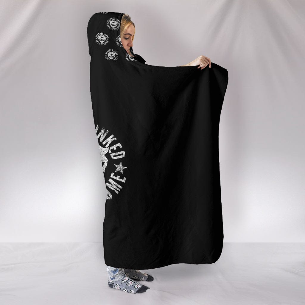 Bearded Awesome Dad Custom Hoodie Blanket